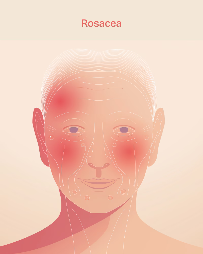 Rosacea, confidence, and how gentle light calms the skin